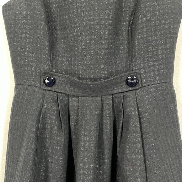 Jessica Howard Sleeveless Fit And Flair Dress Career Classy Dark Academia 12 - Picture 3 of 8